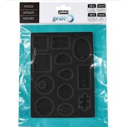 Силиконовые молды Pebeo Gedeo Geometric Molds Bag 1, черный