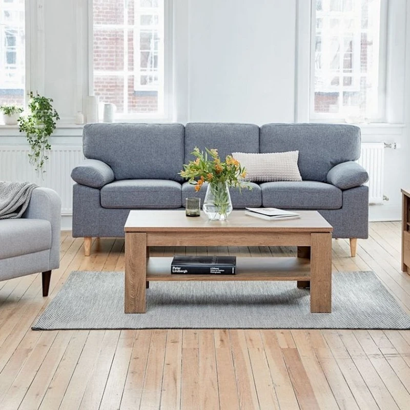 Журнальный стол JYSK Vedde, 60x110x45 см, меламин/ДСП, коричневый Журнальный стол JYSK Vedde, 60x110x45 см, меламин/ДСП, коричневый