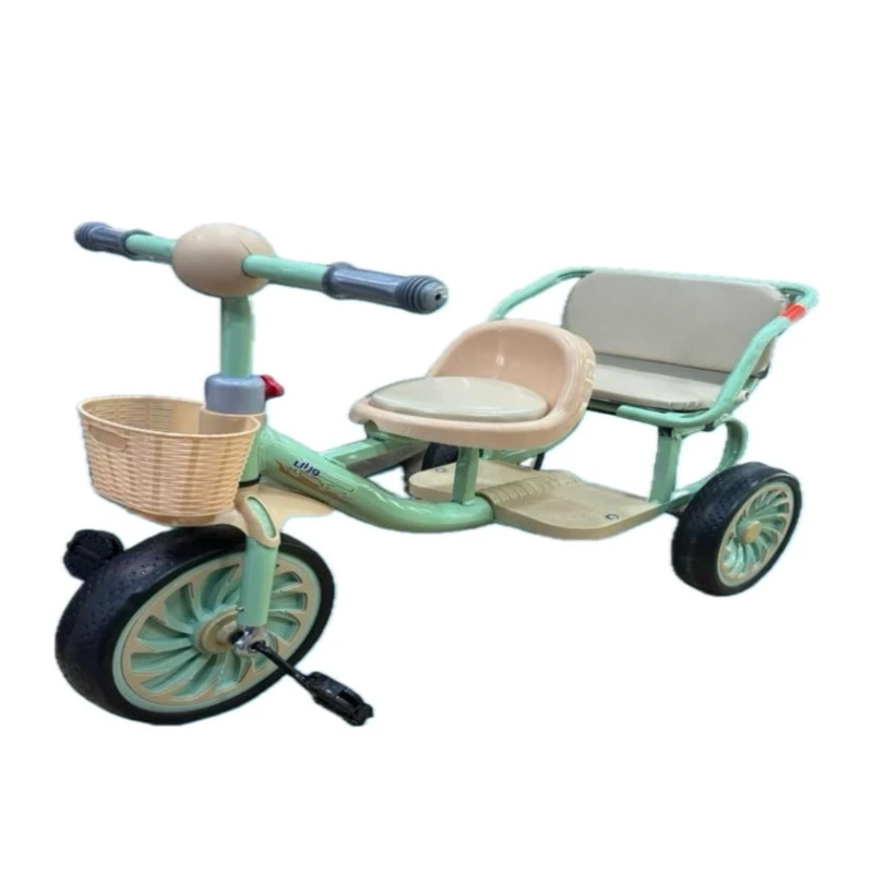 Детский трехколесный велосипед BB-252, 3-5 лет, зеленый