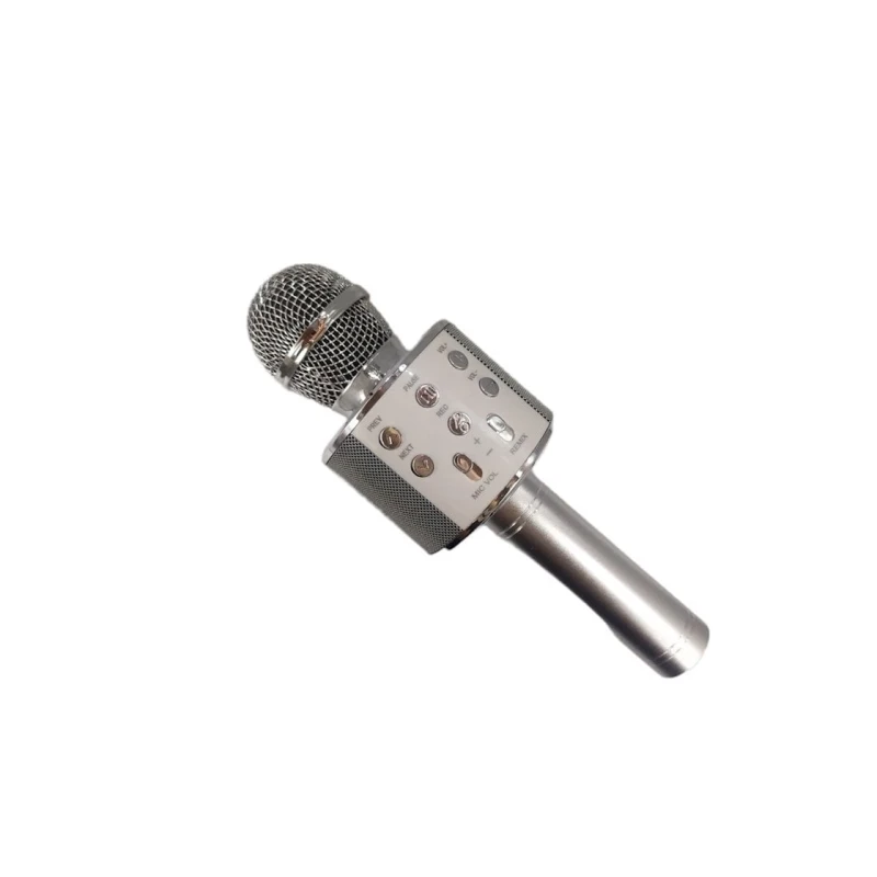 Беспроводной микрофон WS-858 Wireless Hifi Speaker Silver Беспроводной микрофон WS-858 Wireless Hifi Speaker Silver