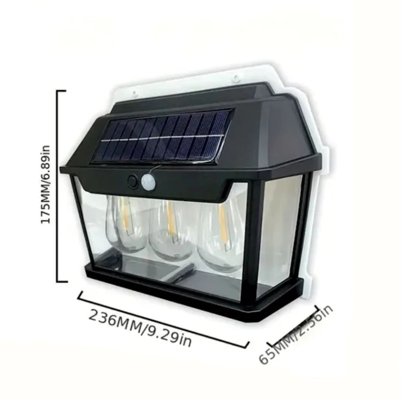 Уличный светильник HW 999-3W, на солнечной энергии, 3 Вт, черный Уличный светильник HW 999-3W, на солнечной энергии, 3 Вт, черный