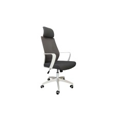 Ofis üçün kreslo Alba OFD-1019, 58x60x119 sm, boz/ağ