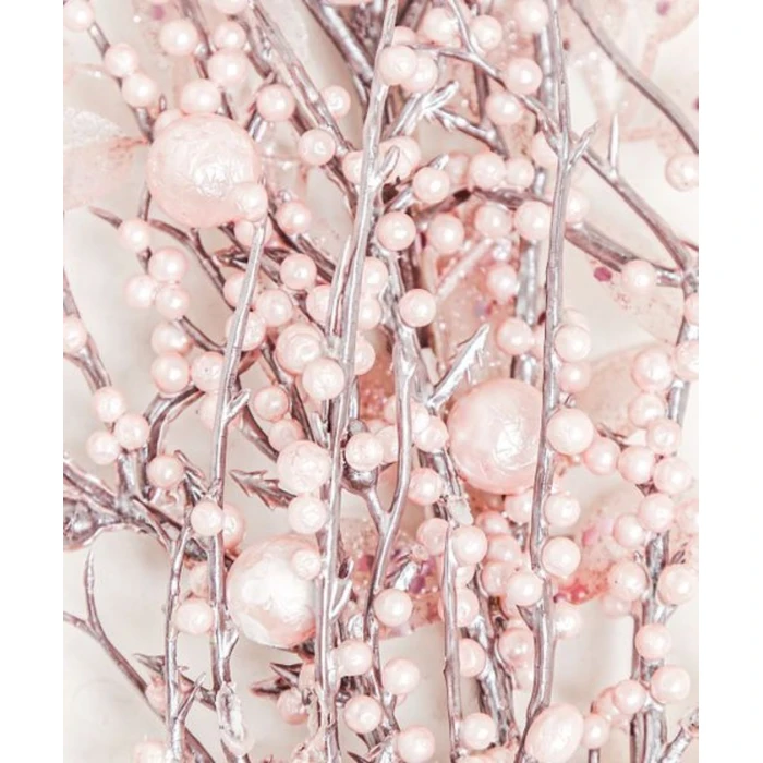 Декоративная ветка с ягодами Hom-me 104469 розовый