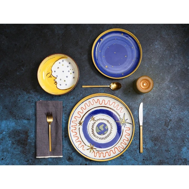 Süfrə qab-qacaq dəsti Porland Re-Gen One And Only, farfor, 3 parça