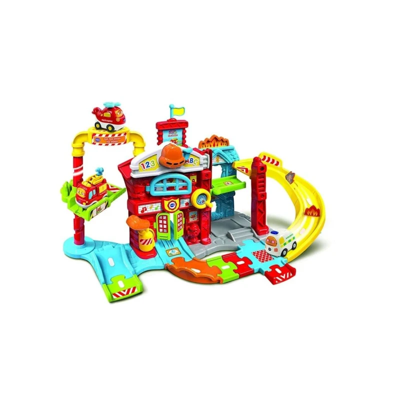 Интерактивные игрушечные треки VTech Toot-Toot Drivers Fire Station 80-503903, 1-5 лет Интерактивные игрушечные треки VTech Toot-Toot Drivers Fire Station 80-503903, 1-5 лет
