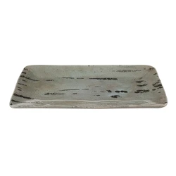 Тарелка Porland Stoneware 04SWA000031, керамогранит, бежевая, 16x29 см Тарелка Porland Stoneware 04SWA000031, керамогранит, бежевая, 16x29 см