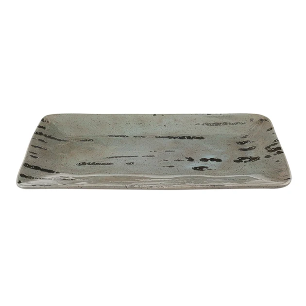 Тарелка Porland Stoneware 04SWA000031, керамогранит, бежевая, 16x29 см