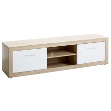 TV üçün tumba JYSK Favrbo, palıd/ağ