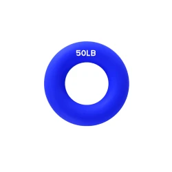 Bilək espanderi Gymnic 1135 silikon, göy, 7 sm, 50 LB, 23 kq