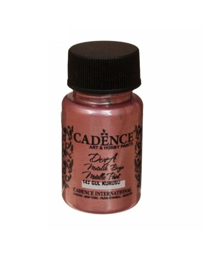 Akril boya-metallik Cadence Dora Metallic Paint 143 Dried Rose 50 ml