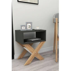 Тумба Art Mebel Art_tumba_27, ламинат, антрацит/сонома, 60x40x40 см Тумба Art Mebel Art_tumba_27, ламинат, антрацит/сонома, 60x40x40 см