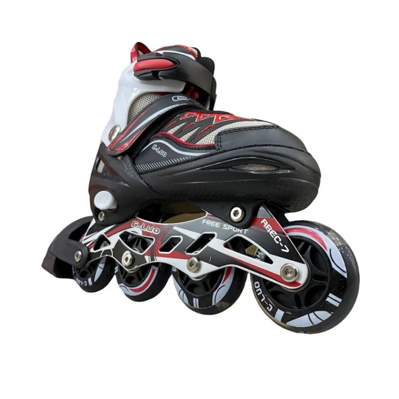 Roliklər uşaqlar üçün YY-803A, ölçü L (38-41), qırmızı/qara Roliklər uşaqlar üçün YY-803A, ölçü L (38-41), qırmızı/qara