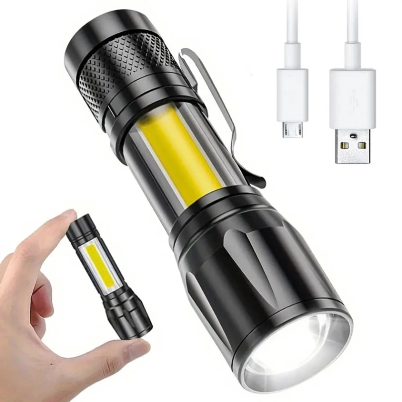 Əl fənəri nh_cda4, alüminium, qara