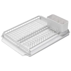 Quruducu boşqablar üçün Brabantia SinkSide, 38.5х49х14 sm, alüminium, açıq boz