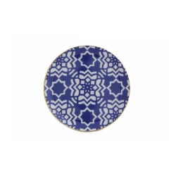 Тарелка Porland Morocco 04AP021457, фарфор, синяя, 17 см