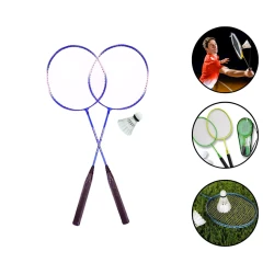 Ракетка для бадминтона 2179, голубая Ракетка для бадминтона 2179, голубая