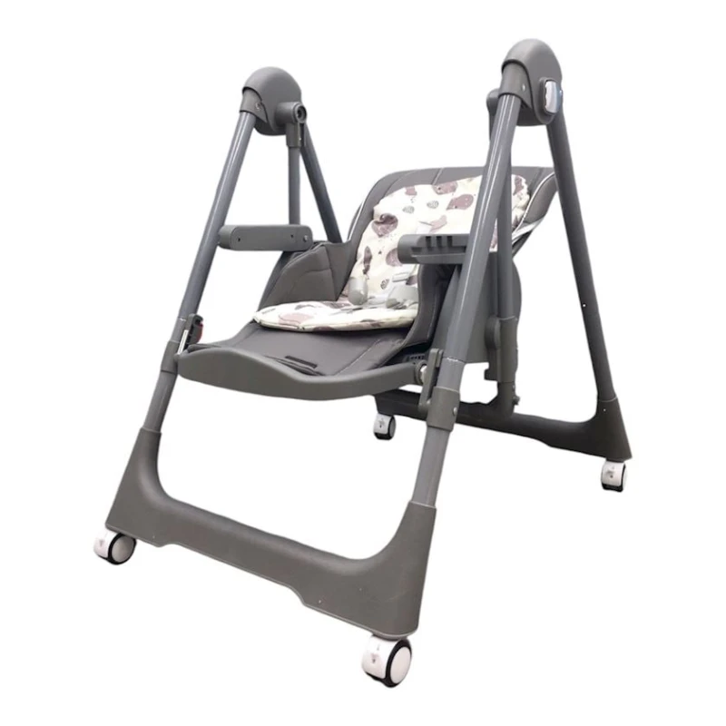 Стульчик для кормления Burbay TB-00157G, серый, 6+ мес