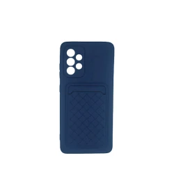 Чехол Silikon Card Case для Samsung Galaxy A72, Blue