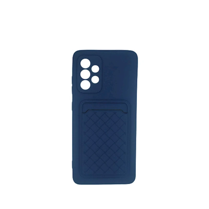 Чехол Silikon Card Case для Samsung Galaxy A72, Blue