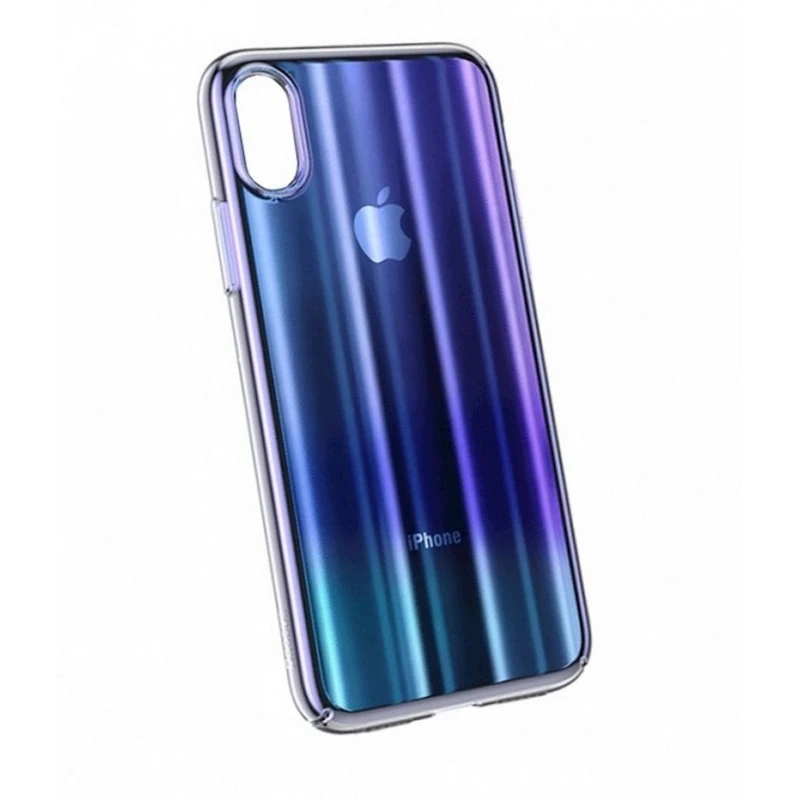 Чехол Baseus Aurora Case для Apple iPhone X/XS Blue