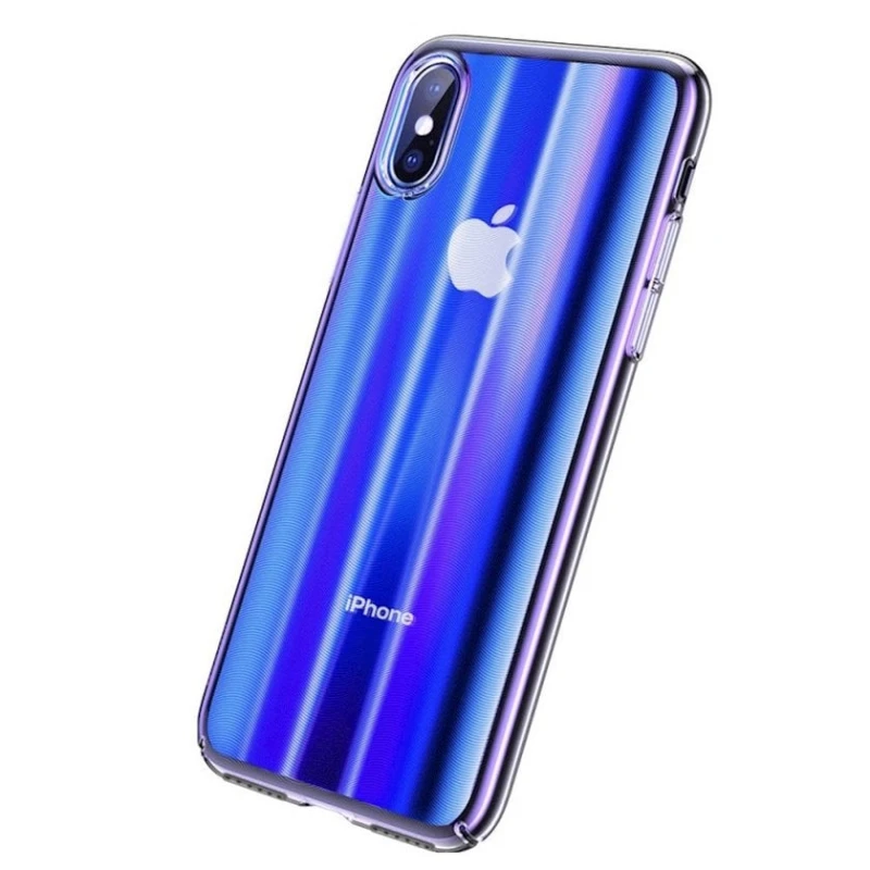 Чехол Baseus Aurora Case для Apple iPhone X/XS Blue
