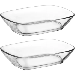 Salat qabları dəsti LAV, 230 ml, 2 əd, şüşə, şəffaf