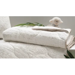 Одеяло детское Yataş Bamboo, 95х145 см, хлопок/полиэстер, бежевое Одеяло детское Yataş Bamboo, 95х145 см, хлопок/полиэстер, бежевое