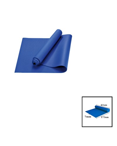 Yoqa üçün mat TPE Yoga Mat 173x61x0.7 sm, göy
