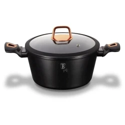 Кастрюля Berlinger Haus Black Rose BH-1641N, 2.5 л, 20 см, алюминий, с крышкой, черный