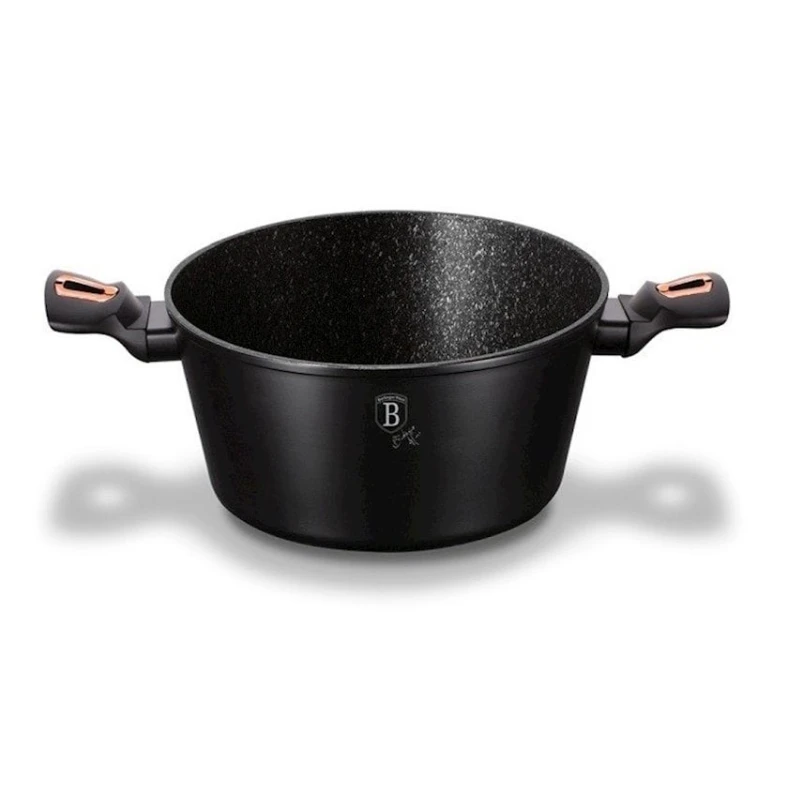 Кастрюля Berlinger Haus Black Rose BH-1641N, 2.5 л, 20 см, алюминий, с крышкой, черный