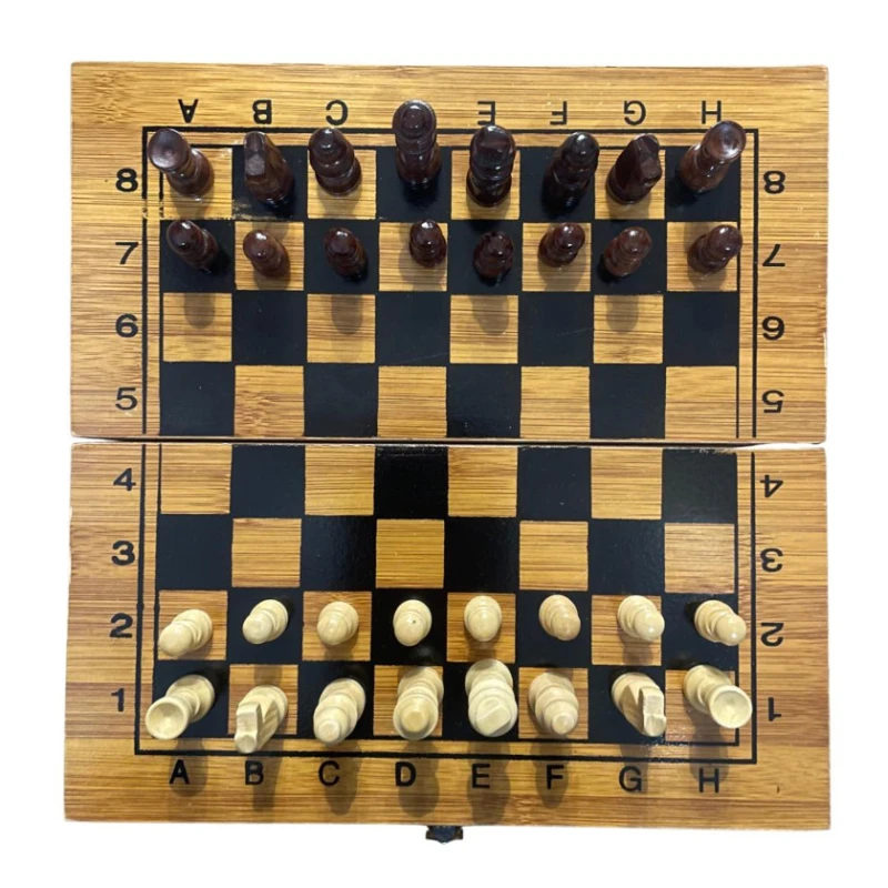 Şahmat + dama + nərd (3-ü 1-də) SNT-2748224537879, taxta, 50x50x5 sm