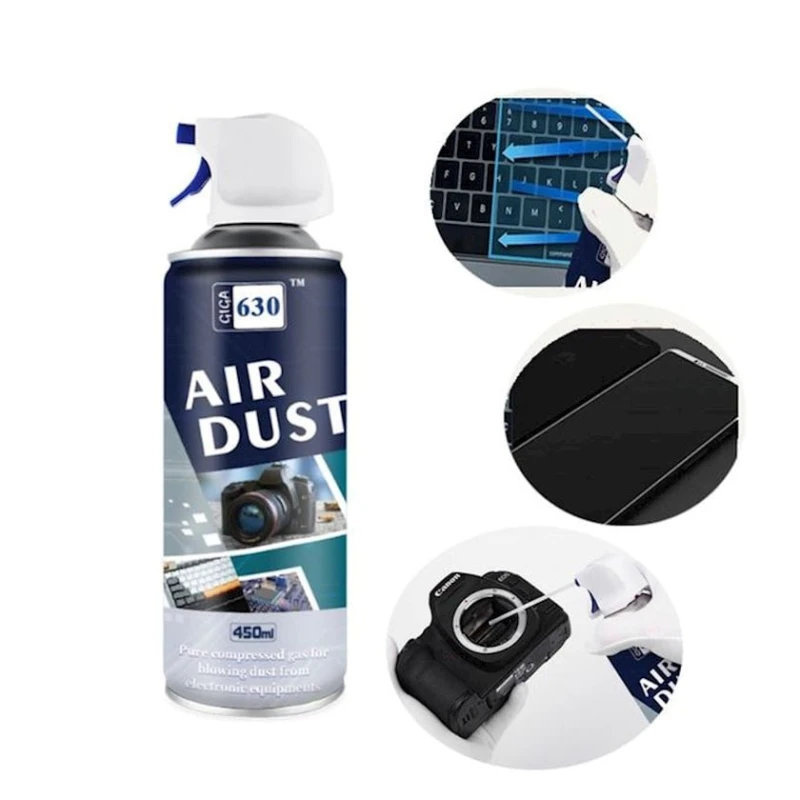 Сжатый газ для удаления пыли Giga 630 Air Duster 450 мл Сжатый газ для удаления пыли Giga 630 Air Duster 450 мл