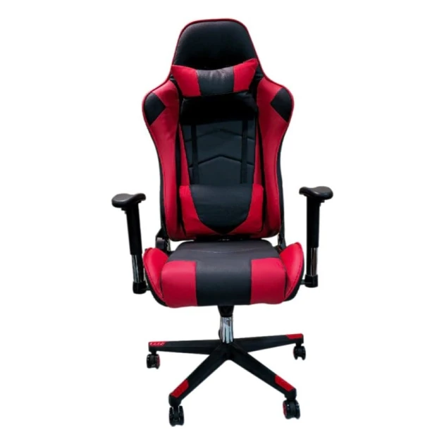 Oyun kreslosu 879, 58x66x128 sm, qara/qırmızı