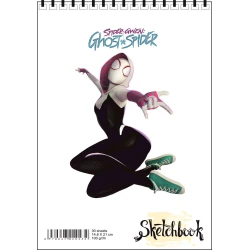 Блокнот Sketchbook Spider-Gwen, A5, 30 листов