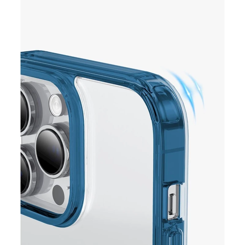 Чехол Keephone Hybrid Pro MagSafe для Apple iPhone 15 Pro Max, Синий