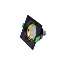 Светодиодный спот MIKIQS, черный/золотистый