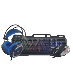 Комплект 3 в 1 (клавиатура, мышь, гарнитура) Jedel CP-02