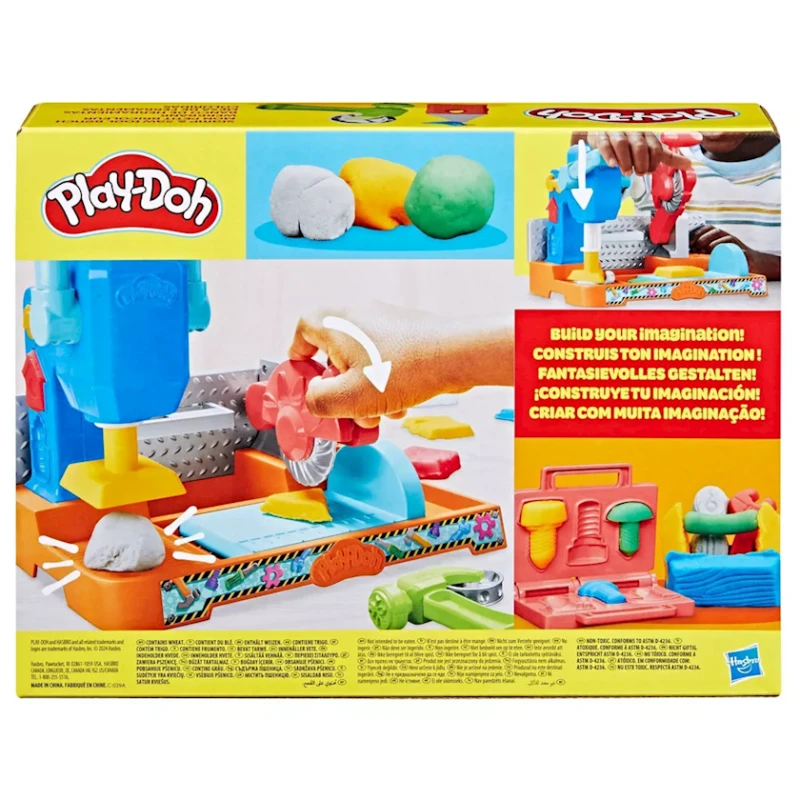 Набор для лепки Hasbro Play-Doh F9141 Stamp 'N Saw Tool Bench, 3+ лет Набор для лепки Hasbro Play-Doh F9141 Stamp 'N Saw Tool Bench, 3+ лет