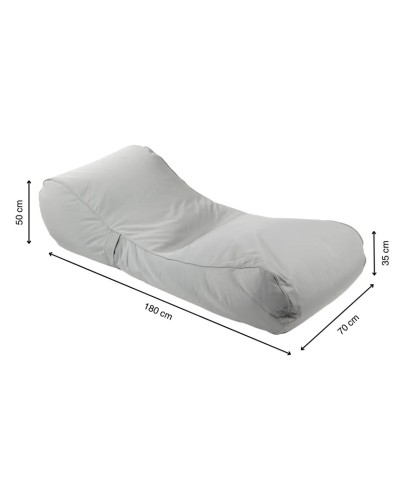 Şezlonq POCSA_006, qırmızı, 180х70 sm