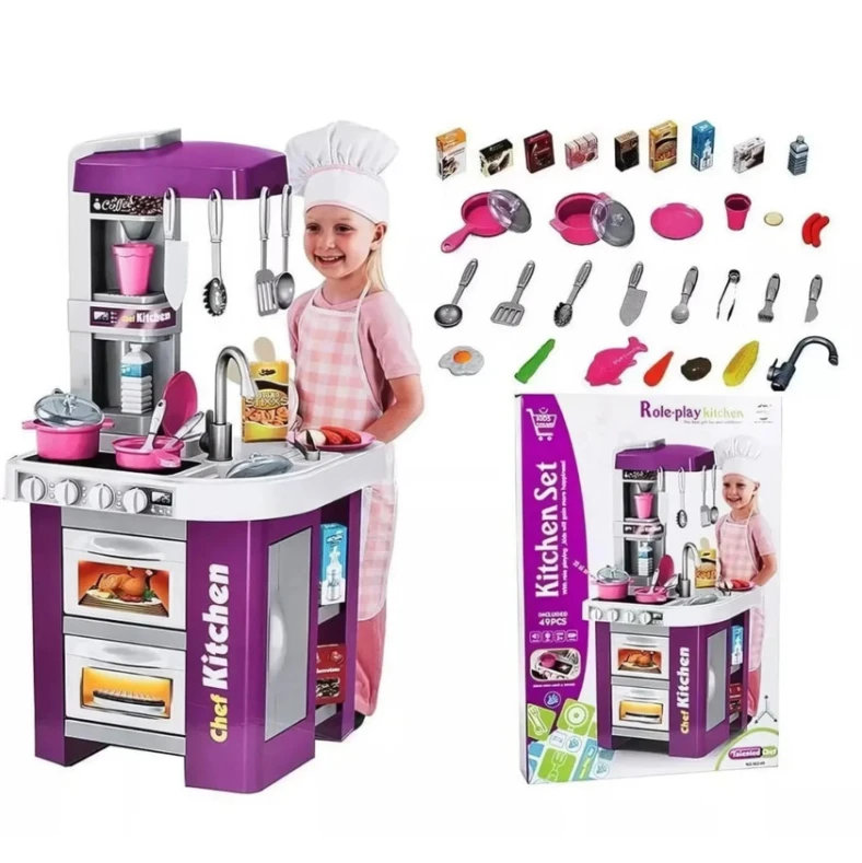 Кухонный набор Talented Chef Kitchen Set Toy из 49 предметов Кухонный набор Talented Chef Kitchen Set Toy из 49 предметов
