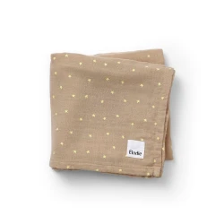 Плед унисекс Elodie Details Lemon Sprinkles, 80x80 см, бамбук/хлопок, коричневый