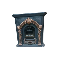 Печь-камин Behkaran Ks0160, металл/бронза, черный/золотистый, 92x88x36 см Печь-камин Behkaran Ks0160, металл/бронза, черный/золотистый, 92x88x36 см