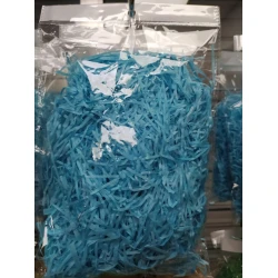 Наполнитель для подарочных коробок,голубой,нарезанная бумага