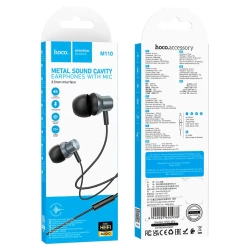Проводные наушники Hoco M111 черный - 6942007602938