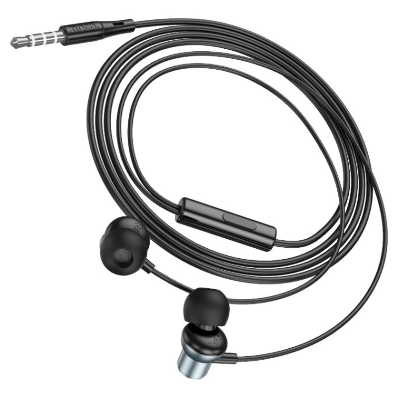 Проводные наушники Hoco M111 черный - 6942007602938