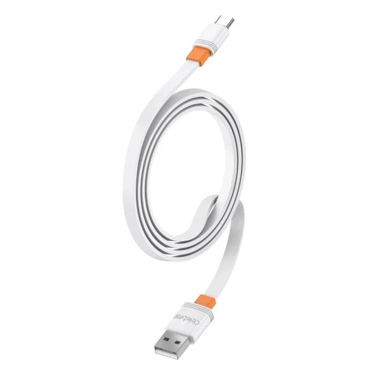 Kabel Celebrat CB-33 A-C USB to Type-C, 1 m, White