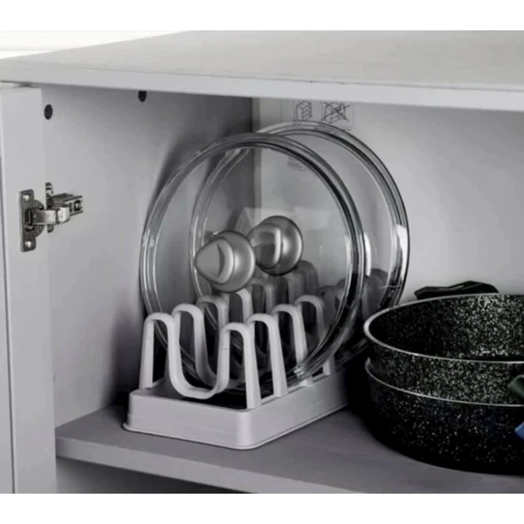 Держатель для крышек MH21697, 35х13 см, пластик, товар в ассортименте Держатель для крышек MH21697, 35х13 см, пластик, товар в ассортименте