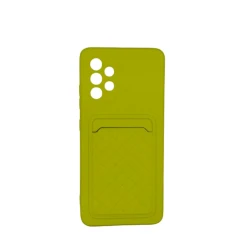 Чехол Silikon Card Case для Samsung Galaxy A32, Yellow