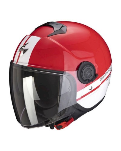 Motosiklet dəbilqəsi Scorpion EXO-City Strada Red-White XL