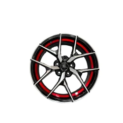 Təkər diskləri Mercedes Amg R17 DSC076, gümüşü/qırmızı